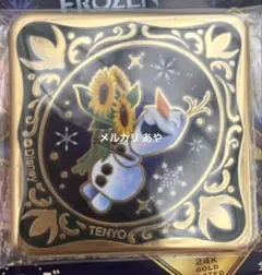 アナと雪の女王 FROZEN アナ雪 金バッジ プレミアムスクエア オラフ