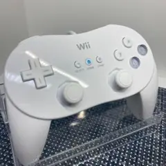 【フルメンテナンス】Wii WiiU クラシックコントローラーPro ホワイトc