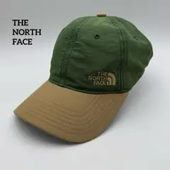 極美品 ノースフェイス キャップ グリーン ベージュ NN85933