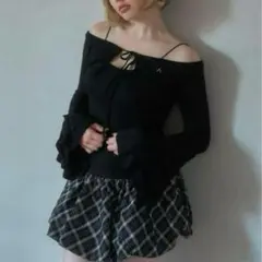 andmary Maddie mellow ribbon set black