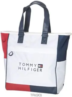 TOMMY HILFIGER GOLF トートバッグ カラーブロック　ホワイト