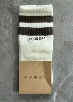 新品 grown HAVE A GOOD DAY 靴下 3-12m