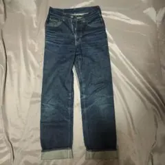 Old Uniqlo オールドユニクロ ワイドデニム 濃紺