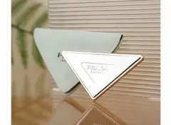 【グリーン】PRADA ノベルティ　ミラー　限定　非売品　プラダ　レア
