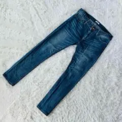 美品❗️ストレッチ【フェリシモ アンドマイラ】レディースデニムパンツ　73-97