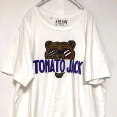 ライムインク アニマル ベアー Tシャツ 白 フリー