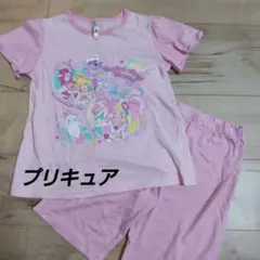 アニメキャラクター プリント パジャマ ピンク　130
