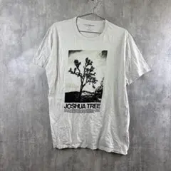 LUCKY BRAND ジョシュアツリー アメリカT/USA製/ビッグプリント