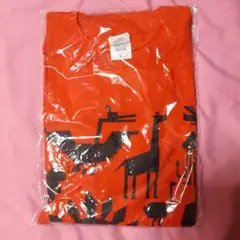 ホンダ オレンジ Tシャツ 動物プリント Lサイズ 新品未開封