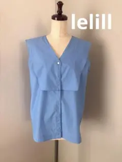 lelill レリル　￼ピマソロ　ジレブラウス　ノースリーブシャツ