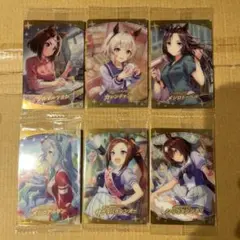 ウマ娘　ウエハース　カード　サポート　SR 6枚セット