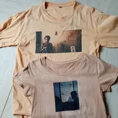 男女ペア♪泥染め！Tシャツ　ダメージ加工