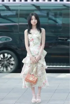 SINCETHEN Flower Garden Long Dress