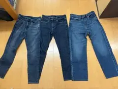 ユニクロ、GUのデニム 3本セット(30インチ)