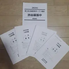 【新品・未使用】2024年10月NN渋谷幕張 オープン模試第5回