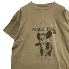 BJFC キャラ Tシャツ 古着 ブラックフラッグ ロック バンド