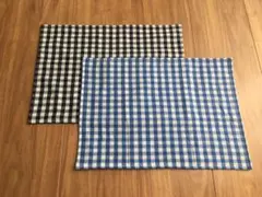 ランチョンマット 2枚セット チェック柄 ナフキン