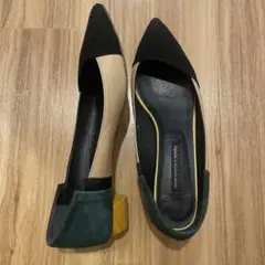 RABOKIGOSHI works パンプス 黒・ベージュ・緑