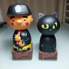 明星チャルメラ　チャルメラおじさん&にゃんこ 調味入れ フィギュア m85568657470_1.jpg?1751097940