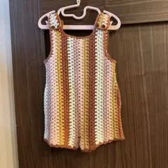 &pal ニットロンパース (80-90cm)