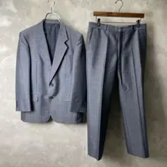 定価約30万 バレンシアガ ヴィンテージ スーツ 2B背抜き 光沢 セットアップ