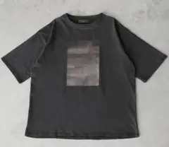 【CLEL】ヴィンテージデザイン 半袖ピグメントプリントTシャツ