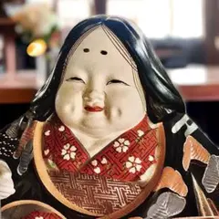 起土人形 うさぎ乗り大黒 故・中島一夫 郷土玩具 干支飾り 卯年 民藝 富田土鈴