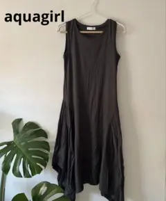 aquagirl ノースリーブ　ワンピース　FREE