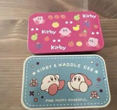星のカービィ 缶ケース スライド式 カービ2個セット