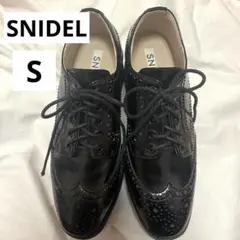 【美品】snidel ローファー オックスフォードシューズ 黒 厚底