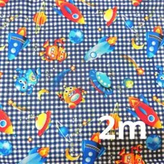 宇宙 コスモ オックス生地　2m