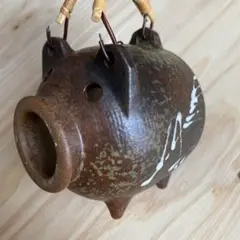 味のある ミニ蚊遣り豚