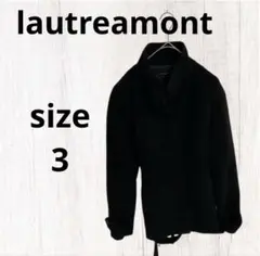 F0095　【lautreamont】 ショートコート　３サイズ　ブラック