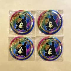 ウマ娘 ライスシャワー BOSS レインボー 缶バッジ 4点