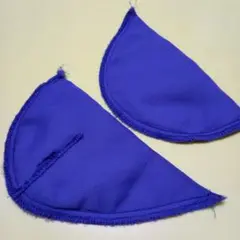 紫色の布製肩パット2個セット