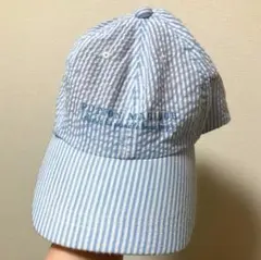コットンストライプキャップ