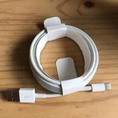 【純正・新品未使用】Lightningケーブル USB ホワイト 2メートル