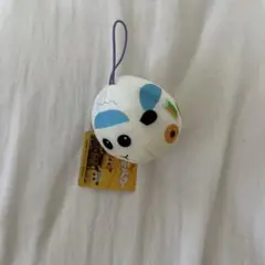 モルカーストラップ 白と青