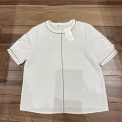 AOKI 半袖ブラウス　Sサイズ　白