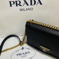 PRADAサフィアーノレザーショルダーバッグ