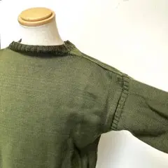 レアカラー　traditional Guernseyビンテージ　オリーブ