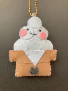 ハンドメイド　フェルトマスコット　お月見団子