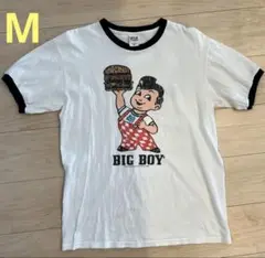 希少 BIG BOY ビッグボーイ　ヴィンテージ　リンガー Tシャツ　サイズM