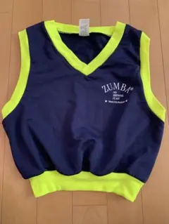 【正規品】ZUMBA タンクトップ ネイビー/イエロー