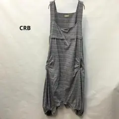 CRB チェック柄　サロペット　レディース　グレー　416