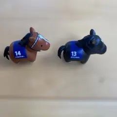 馬のチビフィギュアセット トウカイテイオー、デアリングタクト