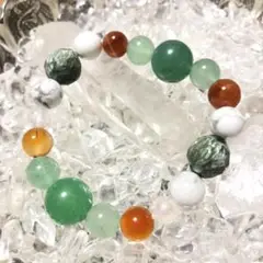 お守り天然石ブレスレット　ペア