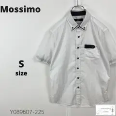 訳あり Mossimo モッシモ 半袖シャツ ボタンダウン スリムフィット 万能
