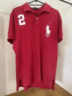 Polo by Ralph Lauren ビックポニー ポロシャツ L レッド