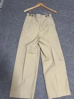 ワイドパンツ　チノパン